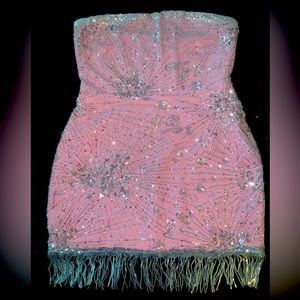 High demand, sold out, pink sequin Finesse dress!!